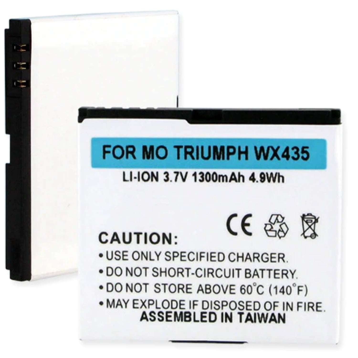 Baterie pro HTC Desire X, Desire V, 1600mAh, Li-Ion, 3.7V, 35H00190-03M, HQ