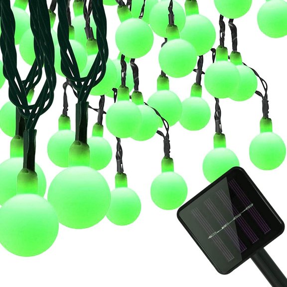 LINLIN Outdoor Garden Solar String Lights, 7M 50LED Solar Ball Grobe String Lights Soalr Outdoor Ball String Lights Waterproof with 8 Mode