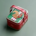thumbnail image 1 of Christmas Tinplate Box Cookie Container Chocolate Tea Snacks Treat Small Gift Box, 1 of 3