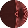 thumbnail image 1 of Ahgly Company Machine Washable Indoor Round Transitional Chocolate Brown Area Rugs, 3' Round, 1 of 1