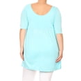 thumbnail image 4 of Women's Plus Size Trendy Style Baby Doll Solid Dress, 4 of 5