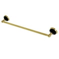 thumbnail image 5 of Kingston Brass BA9111PB 24 in. Water Onyx Towel Bar, Polished Brass, 5 of 5