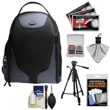 Bower SCB1350 Photo Pack Backpack Digital SLR Camera Case (Black) + Tripod + Accessory Kit for Canon EOS 7D, 70D, 5D Mark II III, Rebel T3, T3i, T4i, T5, T5i, SL1 DSLR Cameras Bower SCB1350 Photo Pack Backpack Digital SLR Camera Case (Black) + Tripod + Accessory Kit for Canon EOS 7D, 70D, 5D Mark II III, Rebel T3, T3i, T4i, T5, T5i, SL1 DSLR Cameras