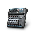 thumbnail image 1 of M4 M6 Aduio Mixer DJ Console With Sound Card Bluetooth For PC Recording Mic Instrument Mixing Interface, 1 of 7