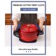 thumbnail image 5 of Espacio libre para ollas de cocina, soportes para ollas resistentes al calor, almohadillas calientes, salvamanteles para cocinar y hornear (5, azul oscuro), 5 of 6