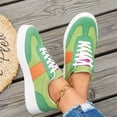 thumbnail image 7 of Womens Retro Low Top Platform Casual Shoes Bright Pink Faux Suede Non Slip Thick White Sole Comfort for Walking Shopping Daily Wear Ladies Sneakers 42, 7 of 7