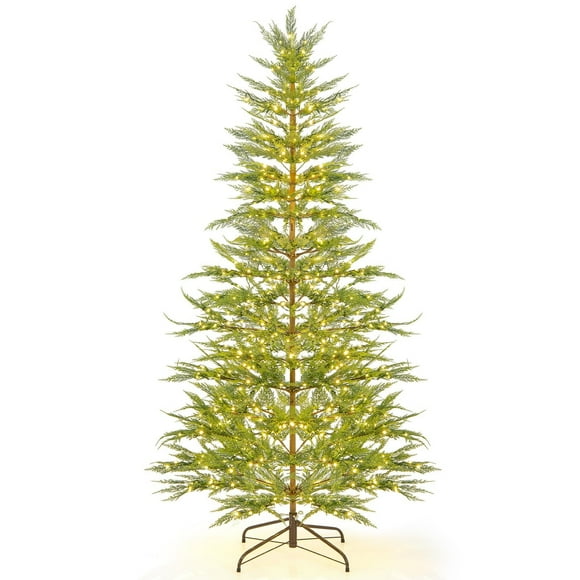 LEHOZIHEQ Pre-Lit Sparse Christmas Tree, Artificial Cypress Christmas Tree, Holiday Xmas Tree for Home, Office Decoration