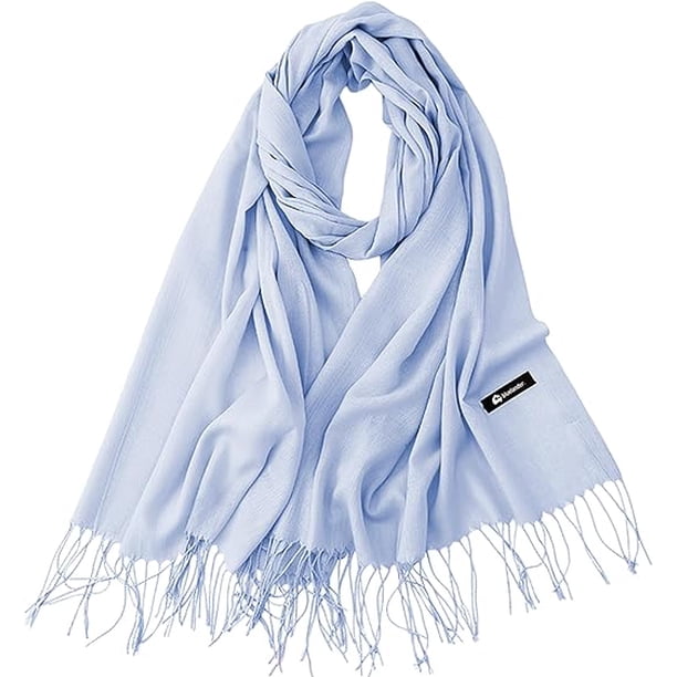 Bufanda Bluelander de Invierno para Mujer, Azul claro