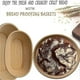 thumbnail image 5 of Bread Proofing Basket Set Of 2 With Starter Kit-round And Ovel Bread Baking Bowl Tools -bread Lame- Banmo, 5 of 5