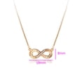 thumbnail image 2 of Collar Amor Infinito Swarovski Oro 14k Lam para Dama dorado Unitalla, 2 of 8