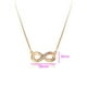 thumbnail image 2 of Collar Amor Infinito Swarovski Oro 14k Lam para Dama dorado Unitalla, 2 of 8