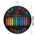 thumbnail image 3 of Front Door Hanging,Teacher Door Sign Classroom Door Sign Teacher Gifts Teacher Appreciation Gifts Teacher Door Hanger Custom Classroom Decor Classroom Decor Graduation Presents To Teachers 11.8in, 3 of 9