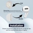 thumbnail image 3 of Almohadillas de repuesto Vsagier para AirPods Pro de primera y segunda generación, 3 of 7