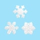 thumbnail image 2 of Adornos de snowboard con forma de copo de nieve, 3 piezas de decoración invernal para snowboard, adornos de mesa para fiestas, decoración del hogar con copos de nieve, adornos de mesa para, 2 of 5