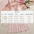 thumbnail image 2 of Gytharion Women's Silk Satin Nightgowns Cute Lace Bow V-Neck Spaghetti Strap Mini Sleepdress Soft Comfy Sleeveless Cami Nightdress Loungewear Sleepwear for Women, 2 of 7