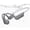 GRAY, variant on DOOGEE Bone Conduction Headphones, IP68 Waterproof Swimming Headphones with 32GB MP3 Player, Open Ear BTHeadset for Running, Cycling & Sports