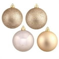 thumbnail image 1 of Vickerman N596838A 3 in. Champagne Ball Christmas Ornament - 32 Per Box, 1 of 3