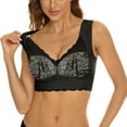 thumbnail image 2 of Padded T Shirt Bras for Women Lace Bra Bra Women Underwear Bralette Crop Top Sexy Female Bra Large Top Female Brassiere Laced Bra Underwire T-shirt Bra Padded Bralettes for Women Sexy, 2 of 3