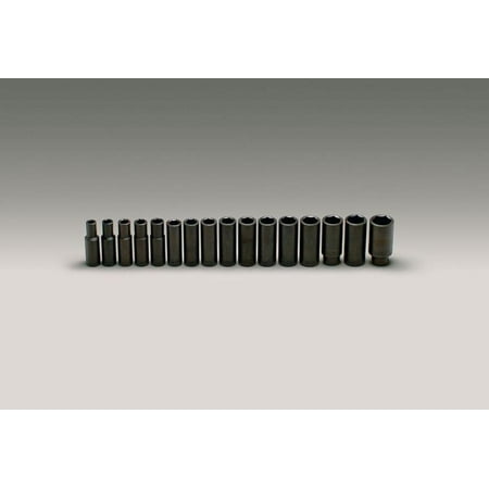 

Wright Tool 1/2 In. Dr. 16 Pc. Impact Metric Socket Set 10 Mm To 27 Mm 6 Pt. Deep