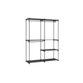 thumbnail image 2 of SONGMICS Portable Closet, Freestanding Closet Organizer, Clothes Rack with Shelves, Hanging Rods, Storage Organizer, for Cloakroom, Bedroom, 54.3 x 16.9 x 71.7 inches, Ink Black, 2 of 5