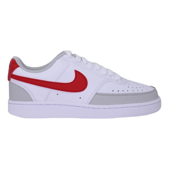 Nike Court Vision Lo White/University Red-Grey Fog FD0284-100 Women's Size 6.5 Medium