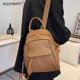 thumbnail image 2 of Mochila pequeña de cuero PU para mujer, bolso de regreso a la escuela, de lujo, Kawaii, 2022 Fivean unisex, 2 of 2