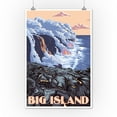 thumbnail image 2 of Hawaii, Big Island, Lava Flow Scene (12x18 Wall Art Poster, Room Decor), 2 of 3
