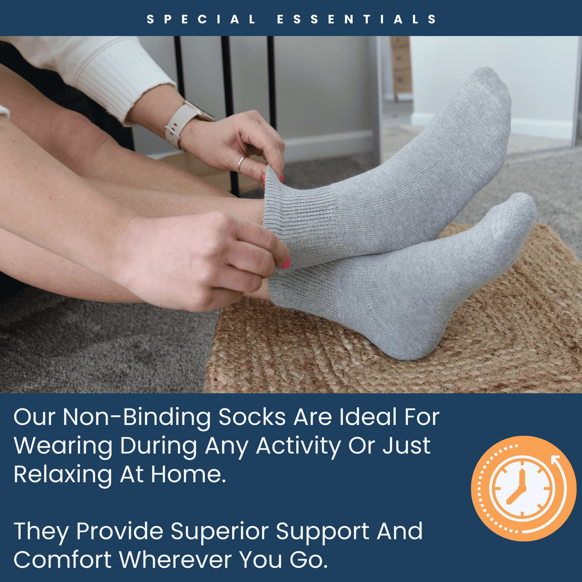 Special Essentials Diabetic Socks Ankle for Men & Women – 12 Pairs of Non-Binding Moisture-Wicking Neuropathy Socks