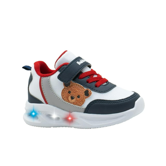 Tenis Para Niño Con Luces Bubble Gummers® Osito Color Blanco blanco 12