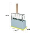 thumbnail image 2 of Pala de arena para gatos de Metal con soporte, pala para excrementos de gatito de tamizado rápido, soporte para pala para arena de gatos para cajas de arena para gatos, 2 of 5