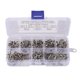 thumbnail image 2 of Kits de tornillos de cabeza plana de acero inoxidable M3 de 200 piezas, juego surtido de tornillos autorroscantes de alta resistencia para, 2 of 5