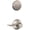 Satin Nickel, variant on Schlage F94SAC716RH Sacramento Right Handed One-Sided Dummy Interior Pack - Bronze