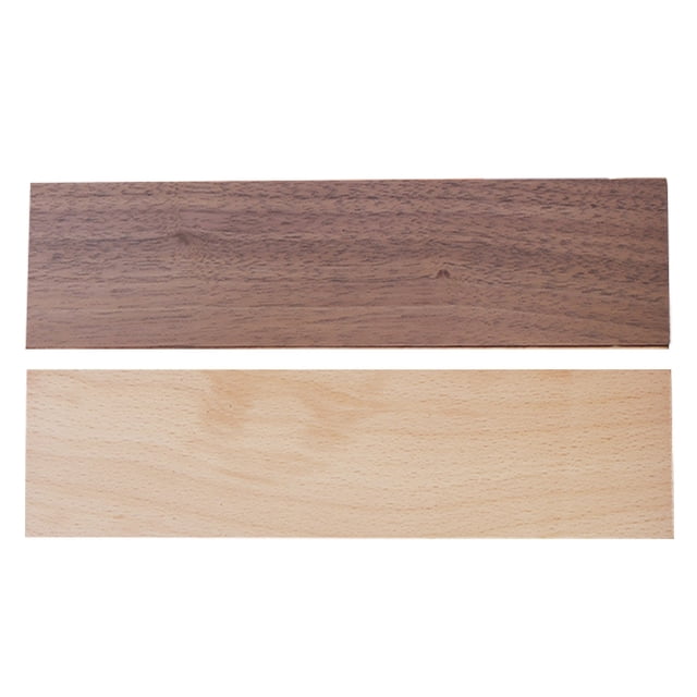 Minkissy Simulated Mini Wood Board Mini House Wood Board Decors 16.70X4.40X0.50Cm 2Pcs