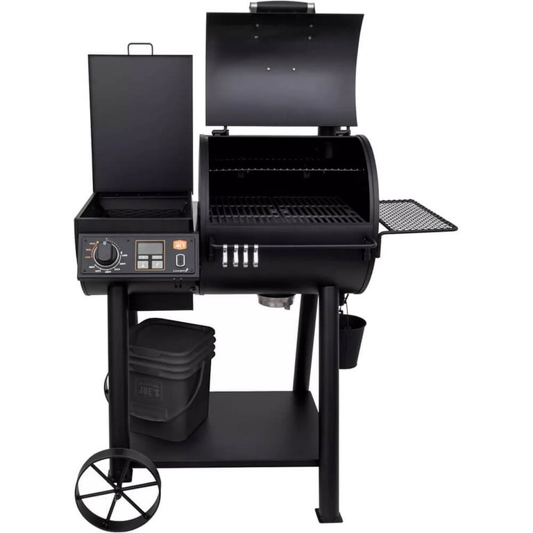 Oklahoma Joe s Rider 600 Versatile Pellet Grill with Flex Racks System and QuickDraw Hopper Walmart