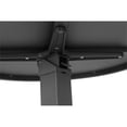 thumbnail image 3 of Pemberly Row Table de Bar Ronde Moderne en Aluminium 43x30 Pouces Finition Grise, 3 of 3