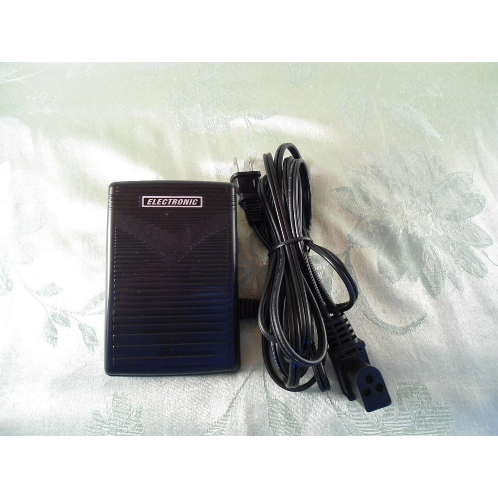 FOOT CONTROL PEDAL for many Singer Sewing Machines with 3 round pins in