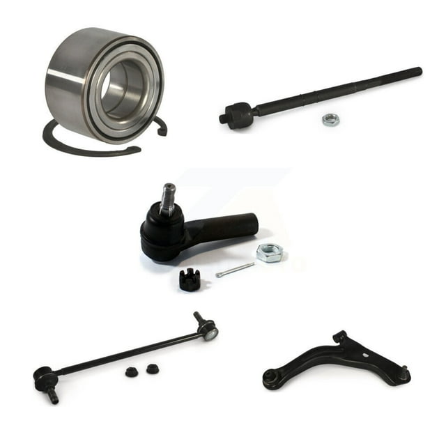 Transit Auto Bras de Commande Inférieur de Suspension de Roulement de Roulement avant Droit avec Rotule Kit de Stabilisation de Barre de Direction (5 Pcs) pour Voiture Ford Escape Mazda Tribute Mercury Mariner K77-101302