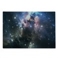 thumbnail image 2 of Constellation Cutting Board, Giant Nebula in Vivid Colors Space Motion Supernova Futuristic, Decorative Tempered Glass Cutting and Serving Board, Large Size, Pale Pink Blue Black, by Ambesonne, 2 of 5