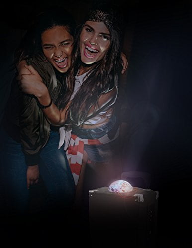 sharper image party lights karaoke speaker