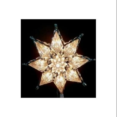 8 quot lighted clear crystal 8 point star christmas tree personalized christmas tree star topper