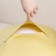 thumbnail image 3 of REGALWOVEN Pillow Cases Set of 2, Soft Satin Polyester Cooling Pillow Covers with Envelope Closure Orange Yellow Queen, 3 of 7