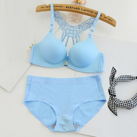 

HUPOM Pregnancy Underwear For Women Panties For Women Briefs Leisure Loop Seamless Waistband Blue 5XL