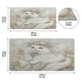 thumbnail image 4 of Wobogo Gorgeous White Cat Gaming Mouse Pad Non-slip Leather Desk Mat Water Resist Keyboard Pad for Gamer Office 16.5×35.4in, 4 of 9