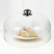 Soimiss Transparent Cake Dome Cover Plastic Design for Friends 1Set