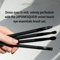 Japonesque Velvet Touch Eye Essentials Makeup Brush Eye Kit, 4Piece