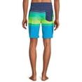 thumbnail image 2 of No Boundaries Men's and Big Men's 9" Spectramatic Swim Boardshorts, 2 of 5