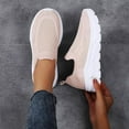 thumbnail image 5 of Dakaela Slip on Sneakers for Women Arch Support Memory Foam Walking Shoes Mesh Knit Casual Flats Pink 8.5, 5 of 8