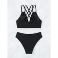 thumbnail image 5 of Top-kevin Womens Two Piece Bathing Suit - Push Up Bikini Set Full Coverage Swimsuit Halter Swimwear, 5 of 8