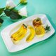 thumbnail image 3 of Decoración de frutas de vidrio hecha a mano, figura de plátano de cristal, frutas amarillas, decoración para el hogar, cocina, adorno de plátano de vidrio, cosecha de otoño, Acción de Gracias Cen, 3 of 5