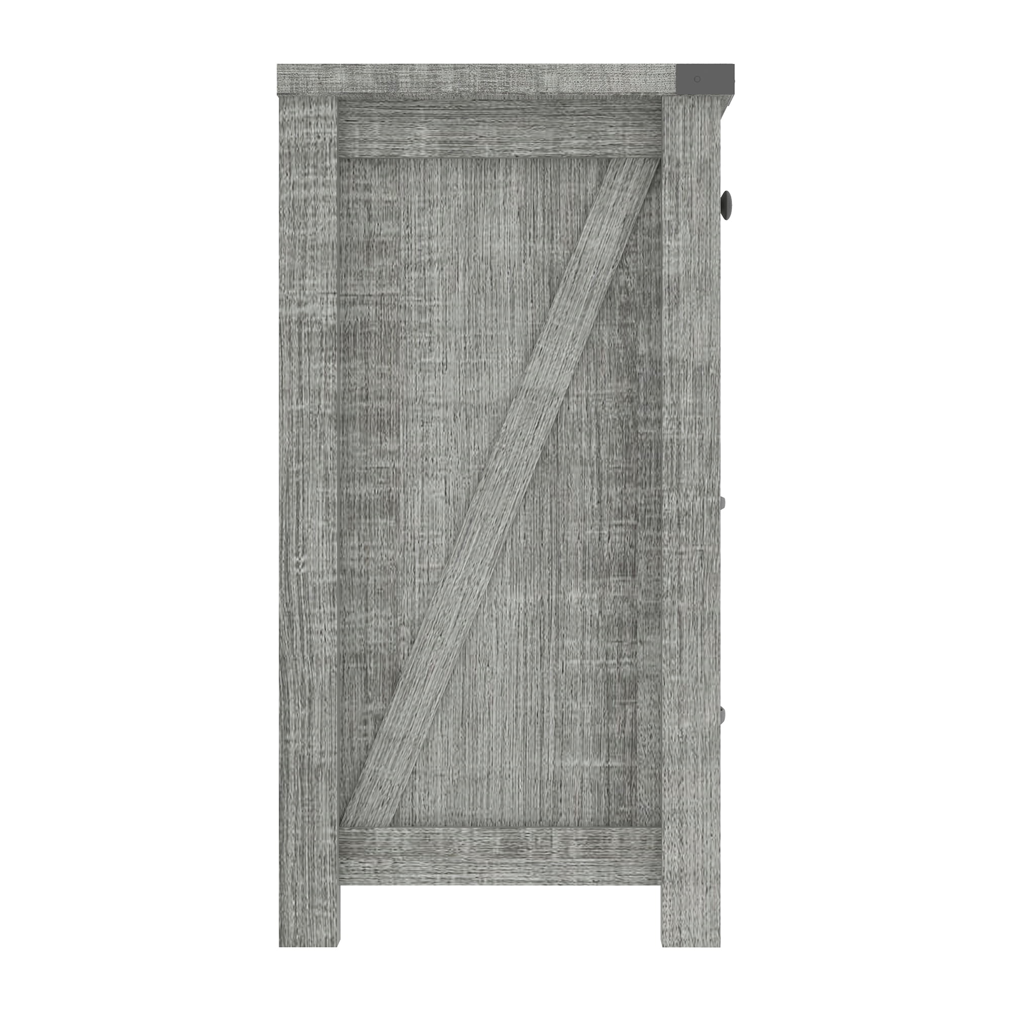 YYAo Rustic Wooden Chest of Drawers, 55" TV Stand Dresser with LED Light and USB Outlets, Organizer Storage Cabinet for Bedroom, Hallway, Entryway, Gray YYAo Rustic Wooden Chest of Drawers, 55" TV Stand Dresser with LED Light and USB Outlets, Organizer Storage Cabinet for Bedroom, Hallway, Entryway, Gray